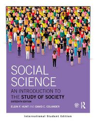 Cover image for Social Science: An Introduction to the Study of Society, International Student Edition