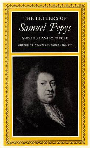 Cover image for The Letters of Samuel Pepys and his Family Circle