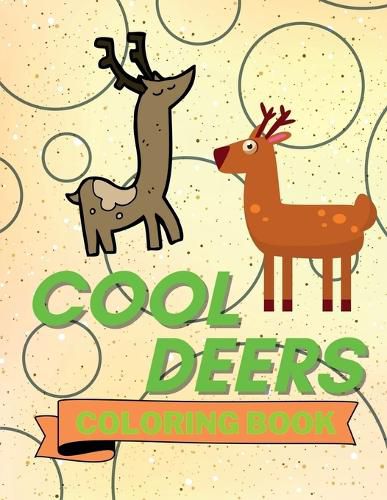 Cover image for Cool Deers Coloring Book