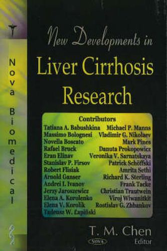 Cover image for New Devleopments in Liver Cirrhosis Research