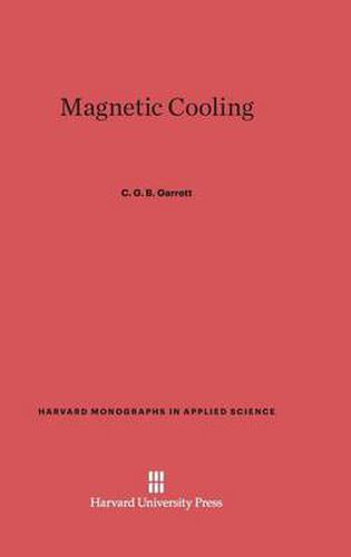 Magnetic Cooling