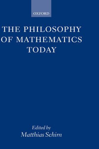 Cover image for The Philosophy of Mathematics Today
