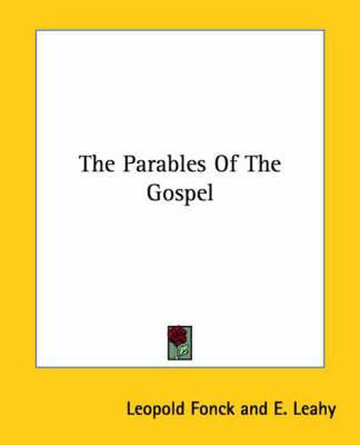 Cover image for The Parables of the Gospel