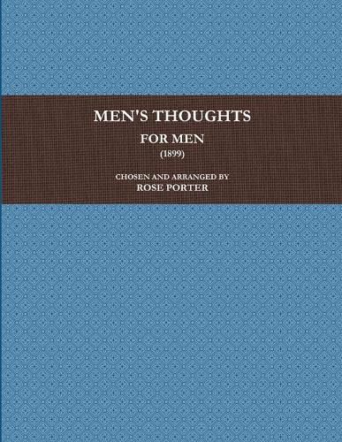 MEN'S THOUGHTS FOR MEN (1899)