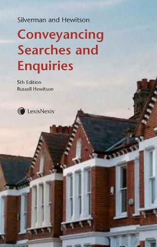 Cover image for Silverman and Hewitson: Conveyancing Searches and Enquiries