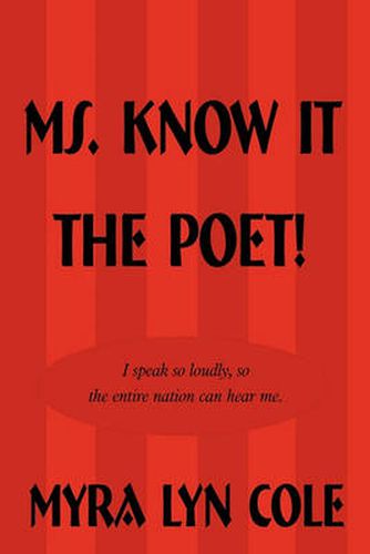 Cover image for Ms. Know It the Poet!