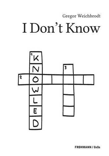 Cover image for I don't know