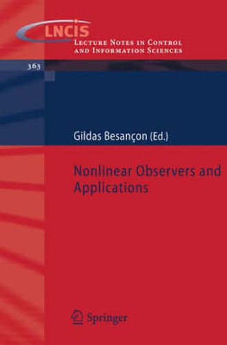 Cover image for Nonlinear Observers and Applications