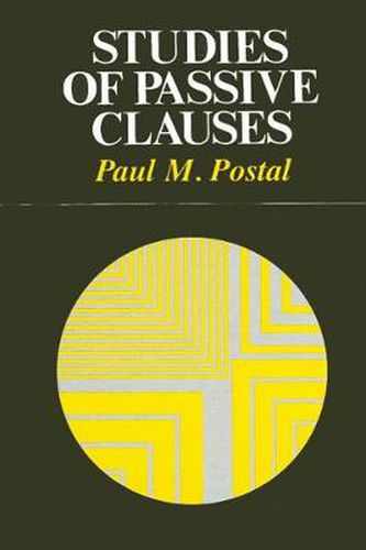Cover image for Studies of Passive Clauses