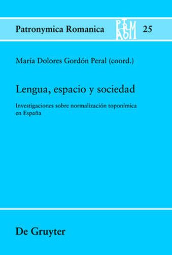 Cover image for Lengua, espacio y sociedad