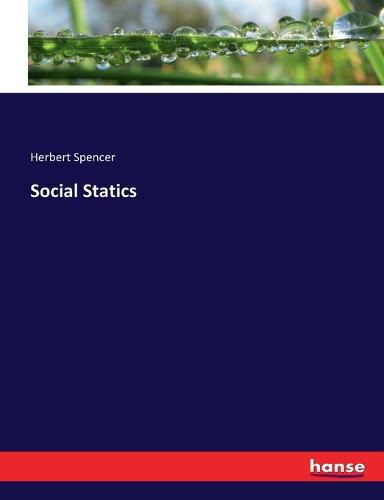 Cover image for Social Statics