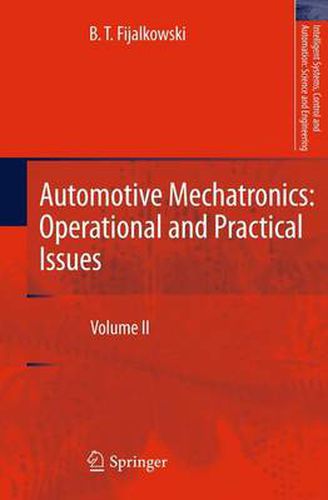 Cover image for Automotive Mechatronics: Operational and Practical Issues: Volume II