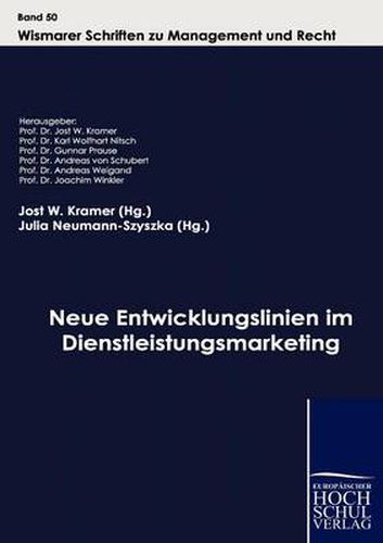 Cover image for Neue Entwicklungslinien im Dienstleistungsmarketing