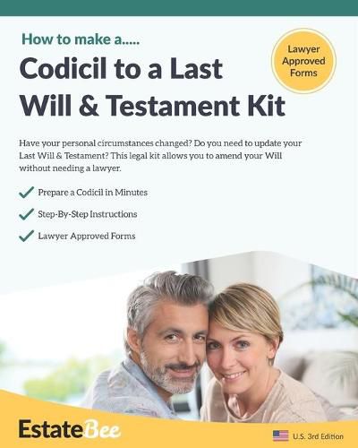 Cover image for Codicil to a Last Will & Testament Kit: Make a Codicil to Your Last Will in Minutes