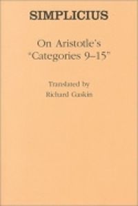 Cover image for On Aristotle  Categories 9-15