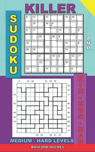 Killer Sudoku And Kin kon kan Medium Hard Levels Sudoku Puzzles 
