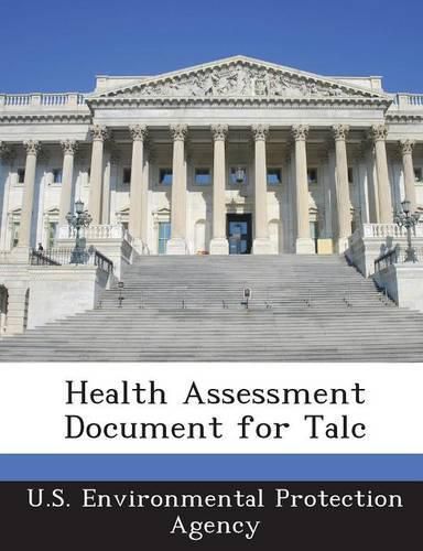 Cover image for Health Assessment Document for Talc