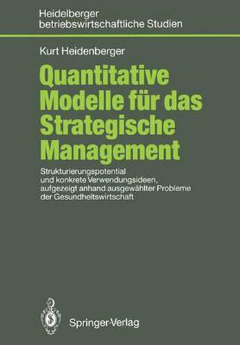 Cover image for Quantitative Modelle fur das Strategische Management