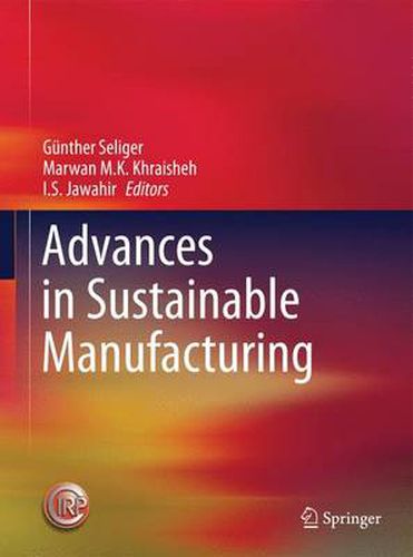 Cover image for Advances in Sustainable Manufacturing