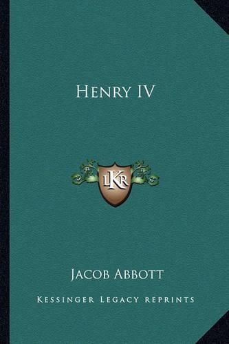 Cover image for Henry IV