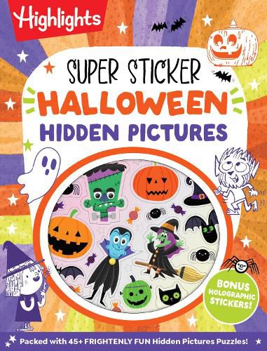 Cover image for Super Sticker Halloween Hidden Pictures
