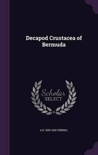 Cover image for Decapod Crustacea of Bermuda