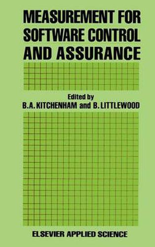 Cover image for Measurement for Software Control and Assurance