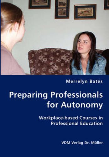 Cover image for Preparing Professionals for Autonomy