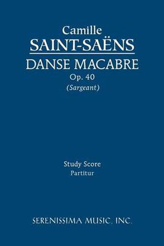 Cover image for Danse macabre, Op. 40 - Study score