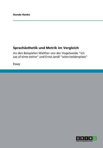 Cover image for Sprachasthetik Und Metrik Im Vergleich