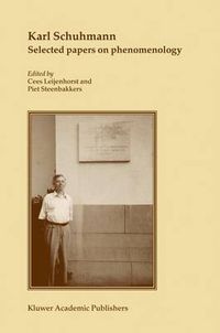 Cover image for Karl Schuhmann, Selected papers on phenomenology