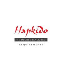 Cover image for Hapkido: 3rd Degree Black Belt Requirements