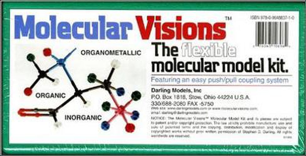 Cover image for Molecular Visions (Organic, Inorganic, Organometallic) Molecular Model Kit #1 by Darling Models to accompany Organic Chemistry