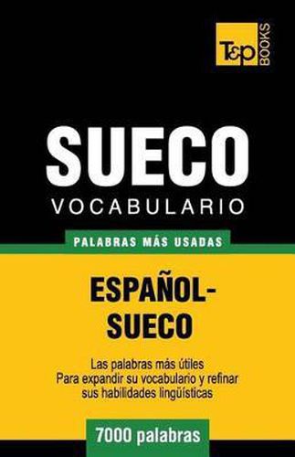 Vocabulario espanol-sueco - 7000 palabras mas usadas