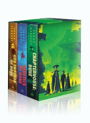 Cover image for Frank Herbert's Dune Saga Books 4-6 Deluxe Hardcover Boxed Set