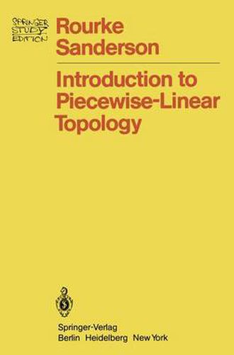 Cover image for Introduction to Piecewise-Linear Topology