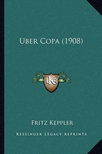Cover image for Uber Copa (1908)