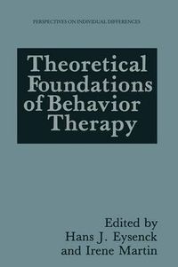 Cover image for Theoretical Foundations of Behavior Therapy