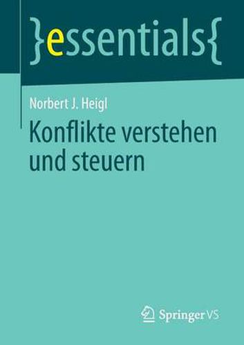 Cover image for Konflikte verstehen und steuern