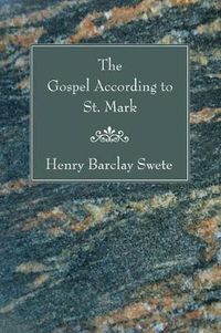 Cover image for The Gospel According to St. Mark