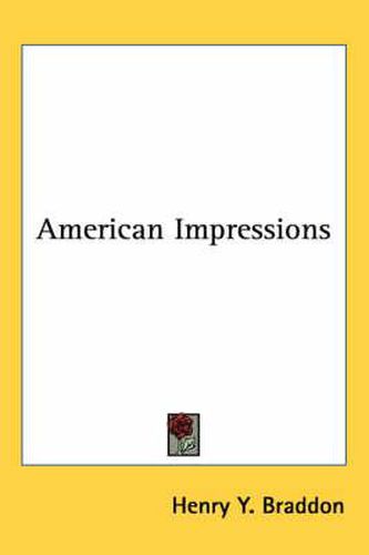 Cover image for American Impressions