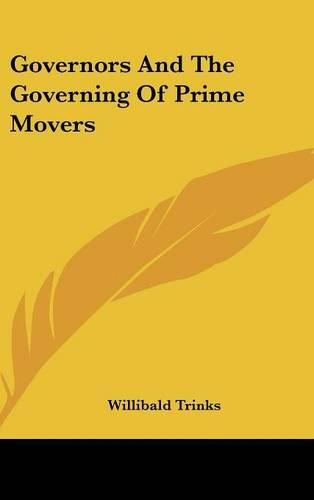 Governors and the Governing of Prime Movers