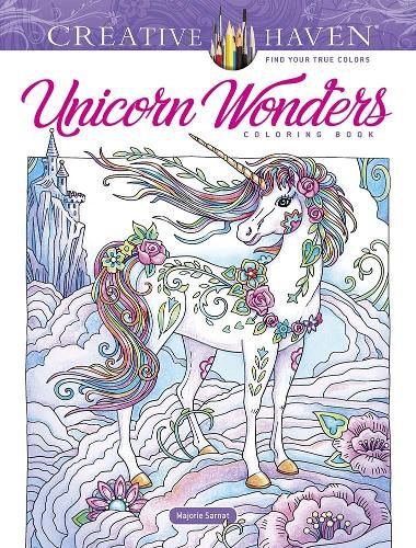 Cover image for Creative Haven Unicorn Wonders Coloring Book