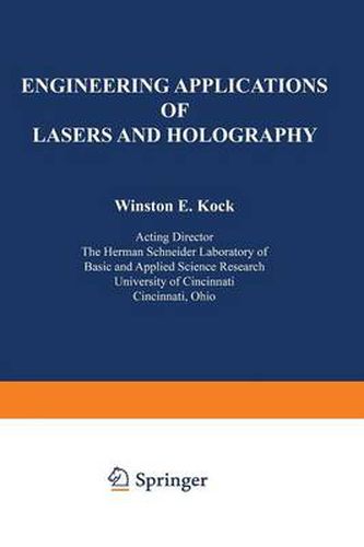 Cover image for Engineering Applications of Lasers and Holography