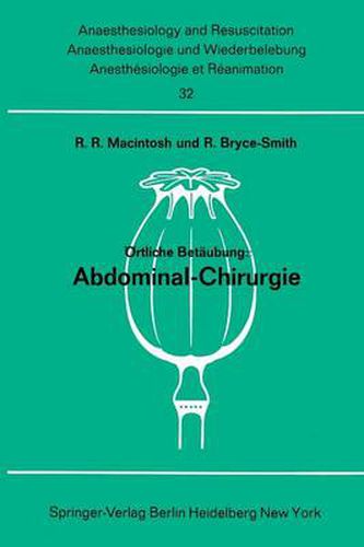 OErtliche Betaubung: Abdominal- Chirurgie