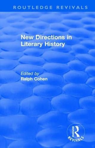 : New Directions in Literary History (1974)