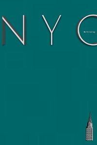 Cover image for NYC Teal Chrysler building Graph Page style $ir Michael Limited edition