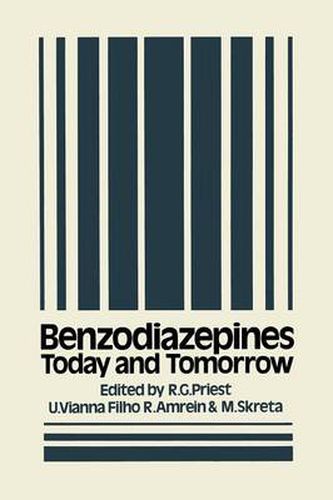Cover image for Benzodiazepines: Today and Tomorrow