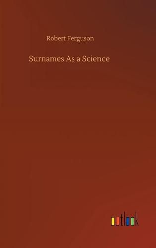 Cover image for Surnames As a Science
