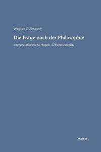 Cover image for Die Frage nach der Philosophie